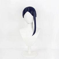 New Style Commander Caitlyn Cosplay Wig Arcane Season 2 Heat Resitant Synthetic Hair Anime LOL Role Play Wigs With Bun + Wig Cap One Size blue