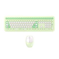Mofii 110-Key Full-Size Ultra-Thin Wireless Keyboard and 2.4GHz 1200 Action Speed USB Mouse Set, Applicable to Office Laptops