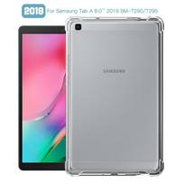 Shockproof Cover For Samsung Galaxy Tab A 8.0'' 2019 SM-T290 SM-T295 T297 8.0'' Case TPU Silicon Transparent Cover Coque Fundas Tab A T290\T295\T297 8"