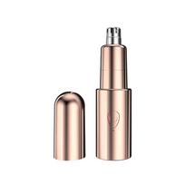 Small Unisex Electric Nose Hair Trimmer USB Charging Self-use Nostril and Earhole Hair Removal Instrument Mini beige