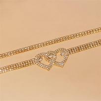 Tennis Anklets Sparkling Featuring Crystal Zirconia Anklets Two Ladies' Adjustable Shining With Water Drill Design Jewelry Ankle Bracelets Square auksinė