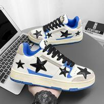 Women Shoes for Men Tennis Retro Y2K Star Punk Skateboard Shoes Fashion Male Sneakers Couples Gym Outdoor Sports Casual Shoe 39