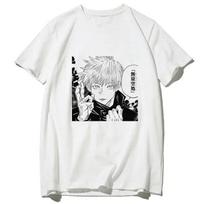 Jujutsu Kaisen Kawaii Graphic Tees Women Kawaii Summer Tops Cartoon T Shirt Harajuku Hot Japanese Anime Ulzzang T-shirt FeUnisex L