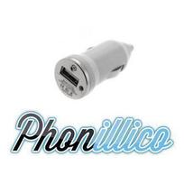 White car charger compatible with iPad Mini Retina balta
