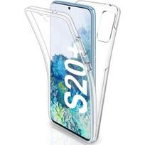 Case for Samsung Galaxy S20 PLUS - Full Transparent Silicone 2 Parts Front Back Interlocking Phonillico® skaidri