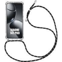 Case for Xiaomi 14T Pro, Reinforced Corners with Black Lanyard - E.F.Connection