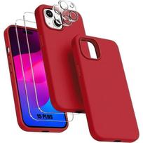 Case for iPhone 15 Plus - Silicone - Red - Ultra-Thin - Wireless Charging - Flexible