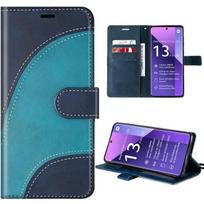 Coque - E.F.Connection - Redmi Note 13 Pro+ 5G - Protection Magnétique - Cuir Synthétique - Bleu