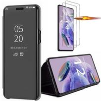 Case for Xiaomi Redmi Note 12 Pro+ 5G-Note 12 Pro Plus 5G with 2 Tempered Glasses - Smart Case Black