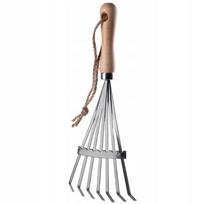 KADAX Wire Grass Leaf Rake With Handle 14 cm