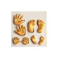 3D Cute Baby Feet Hand Molds Fondant Cake Decorating Tool DIY Sugar Craft Chocolate Mould Soap Tools gray