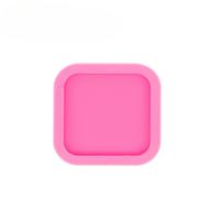 1.5inch Circle/Square/Hexagon/Geoda Phone Grip Mold Silicone Molds Round To Make Badge Reel Crafts with Epoxy