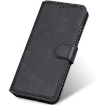 Case - BOOLING - for Samsung Galaxy A04s - Leather Effect - Black - Wallet with Slots juoda