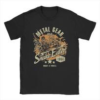 Men Metal Gear Solid 3 Snake Eater T Shirt Pure Cotton Clothing Awesome Short Sleeve Crewneck Tees Original T-Shirt S juoda