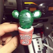 Cartoon Cactus Car Perfume Air Freshener Car Fragnance Clip Vent Parfume