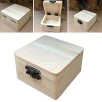 Laikymo dėžutė Namų buities organizatorius Medinė rankdarbių dėžutė beige