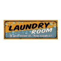 Water Absorbent Floor Mat for Laundry Room Washing Machine Letter Printed Rectangular