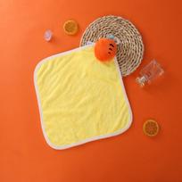 Soft Small Square Towel Absorbent Coral Fleece Children's Hand Towel Kitchen and Household Large Cartoon