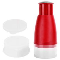 Manual Chopper Hand Press Garlic Ginger Garlic Chop Cutter Household with 2pcs Plastic BoxRed