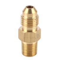 Žalvarinė alyvos dujų jungtis mova tiesi AN4 išorinė į 18 colių išorinį NPT adapterio jungtį