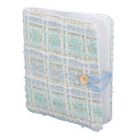 Instant Camera Photo Album 160 Pockets with Cloth Cover Photo Card Binder for 3 Inch Photo Blue mėlyna