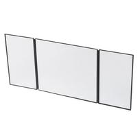Foldable Car Sun Visor Vanity Mirror Trifold Makeup Travel Vanity Mirror Universal for Truck SUV
