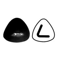 Double-Sided Silicone Breast Pads – Thick, Adhesive, Invisible Boost for Small Breasts D black