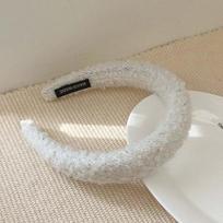 PROLY New Fashion Headband For Women Warm Autumn Winter Hairband Solid Color Knitted Headwear Spongy Hair Accessories