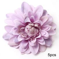 Purple Artificial Flowers Head For Wedding Decoration Fake Flower Home Decor Birthday Party DIY Bouquet Garland Gift Accessories