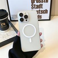 Applicable To IPhone16promax Mobile Phone Case Lens Film Ultra-thin Ice Fog Matte Magnetic Suction PC Case Apple 14 iPhone 16PROMAX