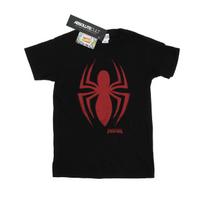Marvel Mens Spider-Man Logo T-Shirt juoda
