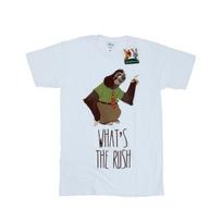 Zootropolis Mens WhatÂ´s The Rush Cotton T-Shirt XXL balta