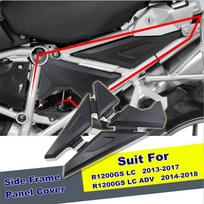 For BMW R1200GS/ADV Adventure 2013 2014 2015 2016 2017 2018 Motorbike Side Panel Frame Guard Protector Cover Black Left + Right