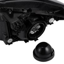 65mm Inner Dia Seal Cap Car LED Headlight Rubber Housing Seal Cap Dust Cover 2Pcs black