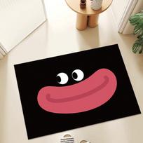 New funny soft diatom mud non-slip absorbent floor mat kitchen bathroom toilet floor mat non-slip mat household mat 40X60cm 15.7X23.6in