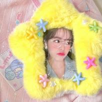 Mielas pliušinis nuotraukų kortelių laikiklis, nuotraukų albumų dekoras, viršelis, dėklas, Kpop idolo autobuso kortelės apsauga, krepšys, nuotraukų rankovės, kortelių dėklai geltona