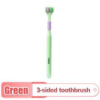 1PC 360 Degree Three-sided Soft Bristle Toothbrush Oral Care Safety Toothbrush Teeth Deep Cleaning Portable Travel Dental Oral Care