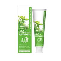 Aloe And Mint Whitening Toothpaste Is Safe, Protects Gums, Freshens Breath, Whitens Teeth, Corrects Yellow Teeth And Cleans Teeth. One Size žalia