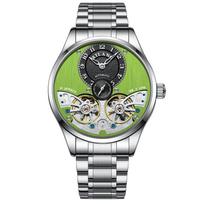 Ailang 2025 Vyriškas automatinis mechaninis laikrodis su dvigubu tourbillon black