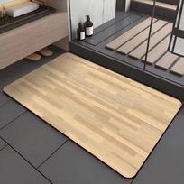Medžio rašto Diatominės žemės Neslystanti vonios grindų kilimėlis - Vandens sugeriantis tualeto prieangio kilimas 40x60cm