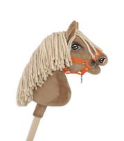 Hobby Horse A4 horse halter, fastened, small - orange
