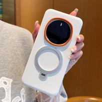 For Honor Magic 7 7 Pro 6 6 Pro solid color rotating magnetic stand anti-drop and anti-fingerprint phone case For Magic 7