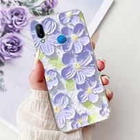 Dėklas Huawei P20 Lite Mielas gėlių drugelių telefono dėklas Minkštas TPU dangtelis Animacinis  Funda Dėl Huawei P20Lite Nova 3e  ANE-AL00 Huawei Nova 3e gray