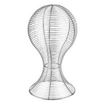 Metal Hat Cap Helmet Wig Hair Rack Holder Storage Drying Display Stand Tool sidabro baltos spalvos