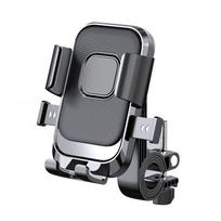 Motorcycle Phone Mount for EVs Durable Aluminum Alloy Construction Universal Fit handlebar juoda