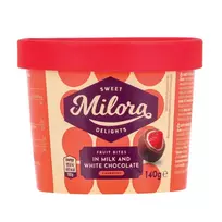 Šaldytos braškės šokolade MILORA, 140 g