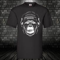 Moin Gorilla Music T-Shirt Tee Funshirt Cult Gift Nordic Coast S-5XL L