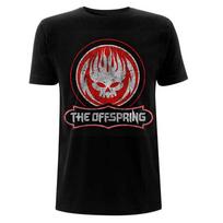 The Offspring Distressed Skull T-Shirt Black S S