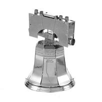 Liberty Bell Metal 3D Puzzle  Jigsaw Kits DIY Scale Model Toy 1pc gray