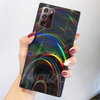 For Samsung Galaxy Note 20 Ultra Case Fashion Colorful Rainbow Glitter Laser Mirror Phone Cases For Galaxy Note20 Note 20 Bling Soft TPU Back Cover Samsung Note 20 Ultra juoda